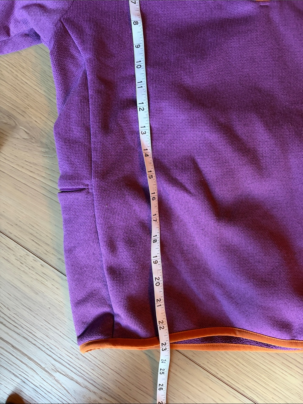 cotopaxi Purple Fleece Quarter-Zip with Orange Trim - Picture 5 of 8